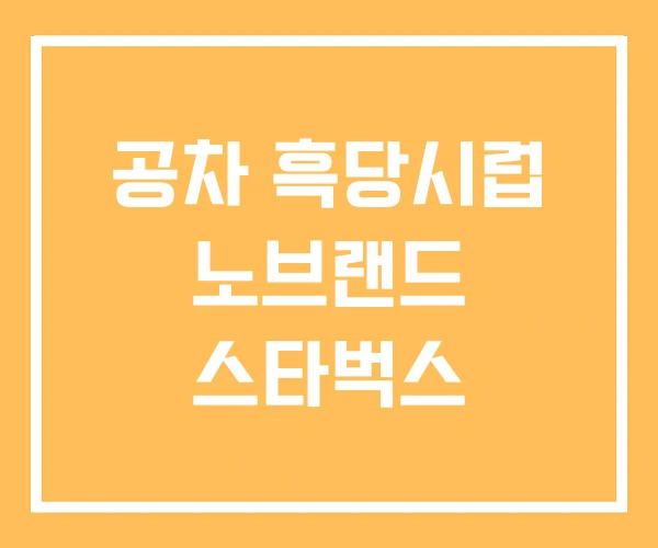 공차 흑당시럽 노브랜드 스타벅스 공차 흑당시럽 노브랜드 스타벅스