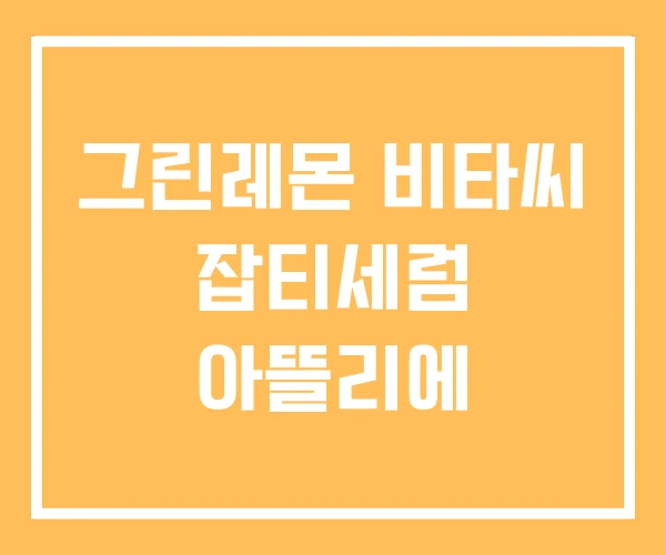 그린레몬 비타씨 잡티세럼 아뜰리에 그린레몬 비타씨 잡티세럼 아뜰리에