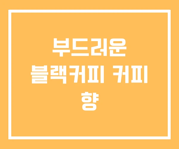 부드러운 블랙커피 커피 향 부드러운 블랙커피 커피 향