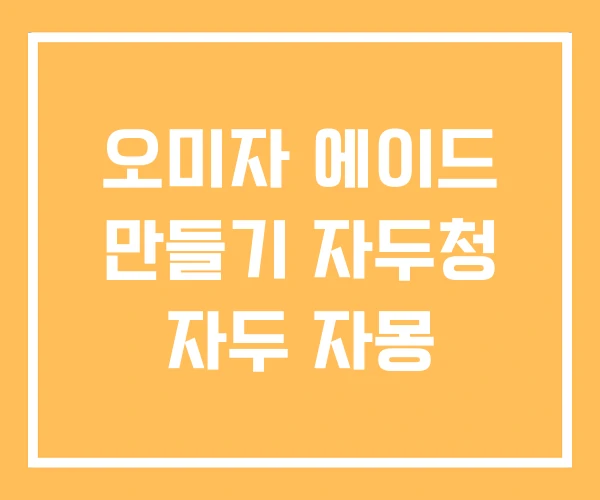 오미자 에이드 만들기 자두청 자두 자몽