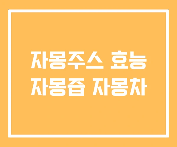 자몽주스 효능 자몽즙 자몽차