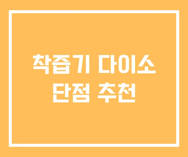 착즙기 다이소 단점 추천