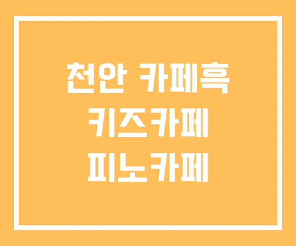 천안 카페흑 키즈카페 피노카페 천안 카페흑 키즈카페 피노카페